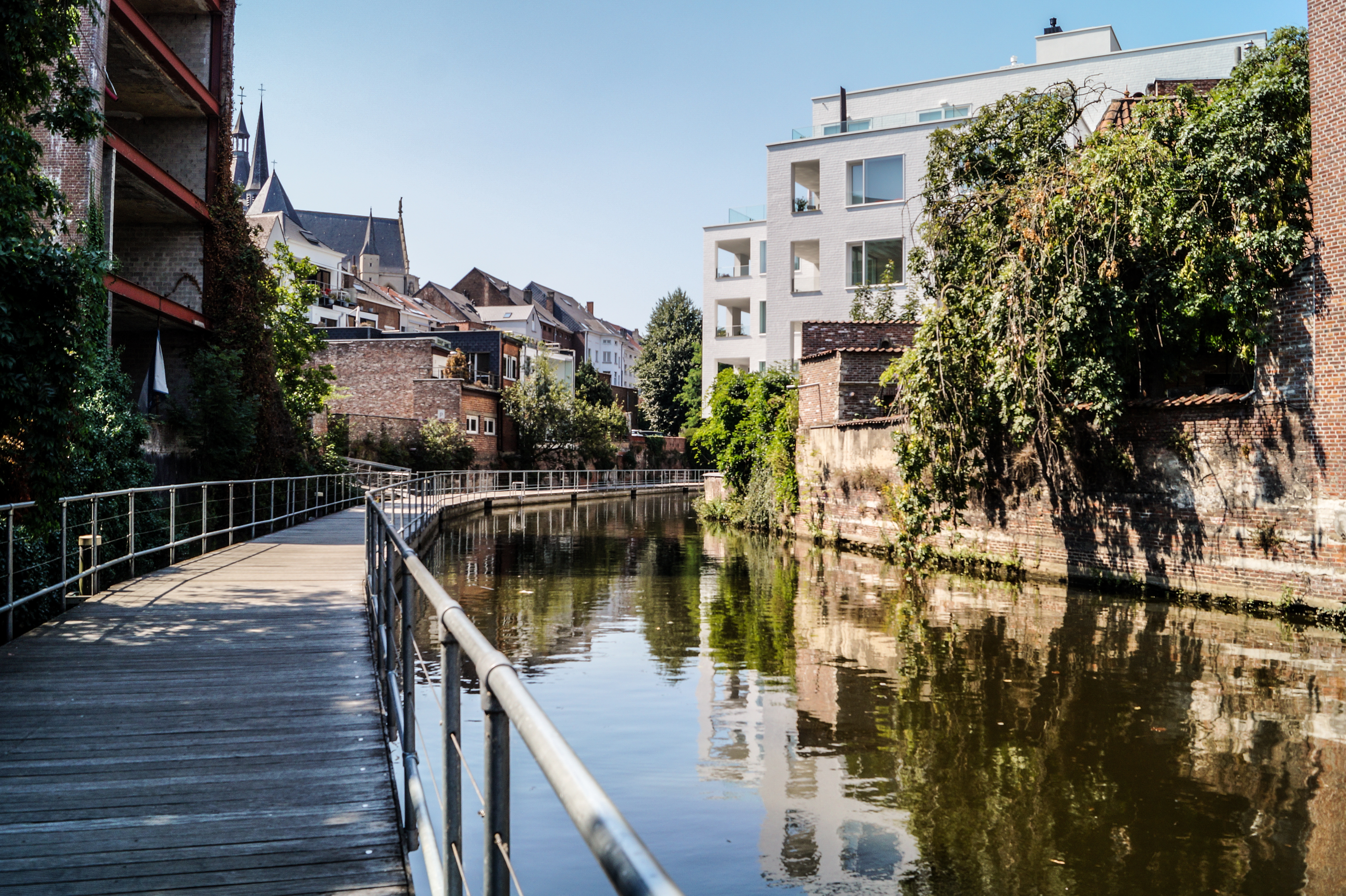 In het centrum en in de natuur